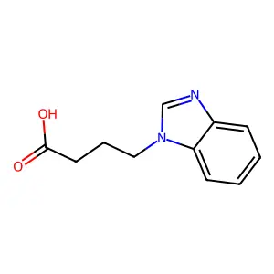 4-(1H-benzimidazol-1-yl)butanoic acid structure