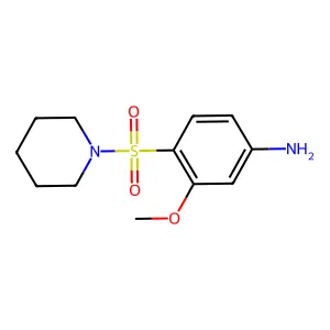 3-Methoxy-4-piperidin-1-ylsulfonylaniline structure