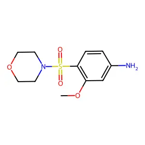 3-Methoxy-4-(morpholine-4-sulfonyl)-phenylamine structure