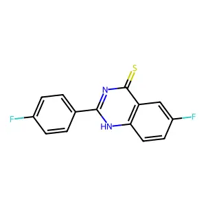 6-Fluoro-2-(4-fluorophenyl)quinazoline-4-thiol structure