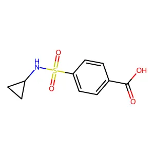 4-(Cyclopropylsulfamoyl)benzoic acid structure