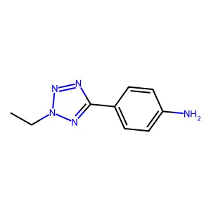 4-(2-ethyl-2H-tetrazol-5-yl)aniline structure