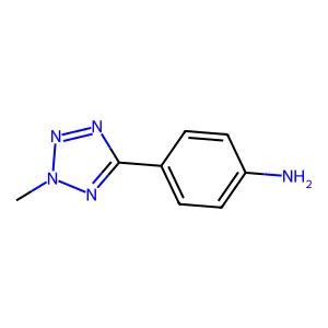 4-(2-methyl-2H-1,2,3,4-tetrazol-5-yl)aniline structure