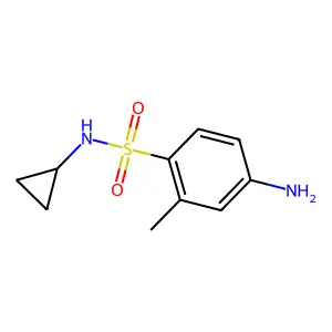 4-amino-N-cyclopropyl-2-methylbenzenesulfonamide structure