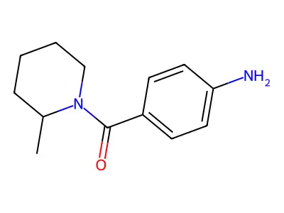 (4-aminophenyl)-[(2S)-2-methylpiperidin-1-yl]methanone structure
