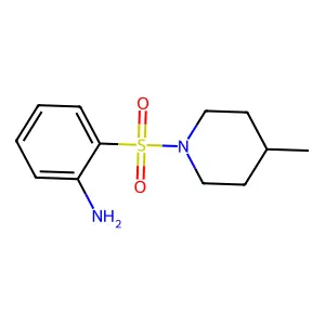 2-[(4-Methyl-1-piperidinyl)sulfonyl]benzenamine structure