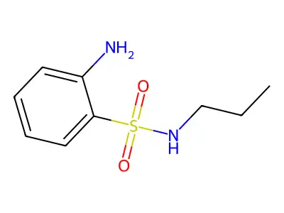 2-amino-N-propylbenzenesulfonamide structure