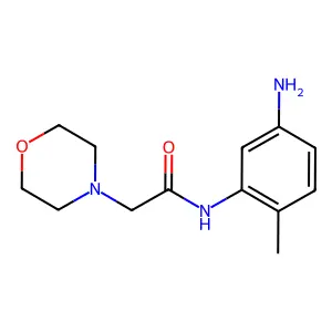 N-(5-amino-2-methylphenyl)-2-morpholin-4-ylacetamide structure