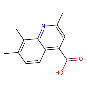 2,7,8-trimethylquinoline-4-carboxylic Acid structure