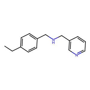 (4-Ethyl-benzyl)-pyridin-3-ylmethyl-amine structure