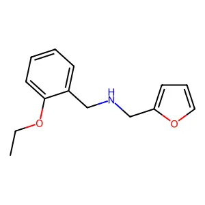 (2-Ethoxy-benzyl)-furan-2-ylmethyl-amine structure