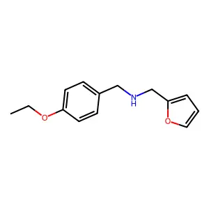 (4-Ethoxy-benzyl)-furan-2-ylmethyl-amine structure