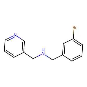 (3-溴苄基)-(3-吡啶基甲基)胺 structure