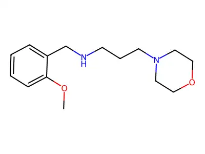 (2-Methoxy-benzyl)-(3-morpholin-4-yl-propyl)-amine structure