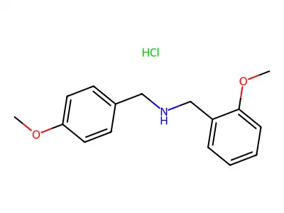 (2-Methoxybenzyl)(4-methoxybenzyl)amine structure