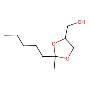 2-Methyl-2-pentyl-1,3-dioxolane-4-methanol structure