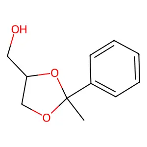 1,3-Dioxolane-4-methanol, 2-methyl-2-phenyl- structure