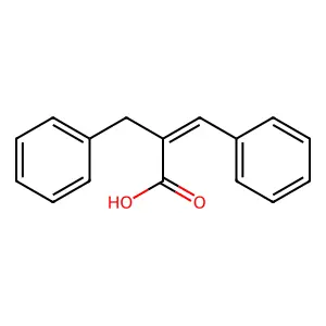 2-Benzyl-3-phenylprop-2-enoic acid structure