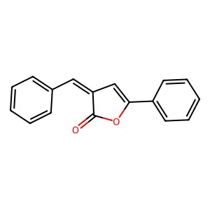 (3E)-5-Phenyl-3-(phenylmethylene)-2(3H)-furanone structure