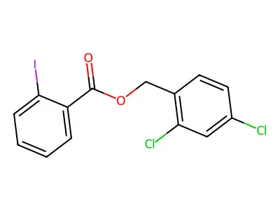2,4-Dichlorobenzyl 2-iodobenzoate structure