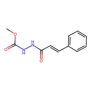 Methyl 2-cinnamoylhydrazinecarboxylate structure