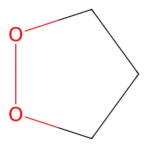 1,2-二氧杂环戊烷 structure