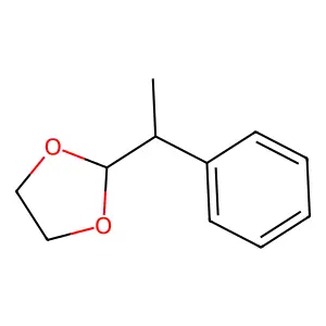 1,3-Dioxolane, 2-(1-phenylethyl)- structure