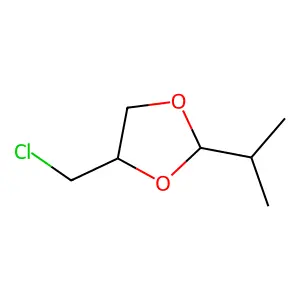 4-(Chloromethyl)-2-propan-2-yl-1,3-dioxolane structure