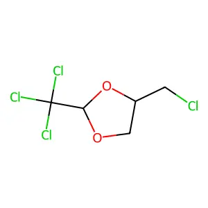 1,3-Dioxolane, 4-chloromethyl-2-(trichloromethyl)- structure