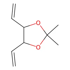1,3-Dioxolane, 2,2-dimethyl-4,5-divinyl- structure