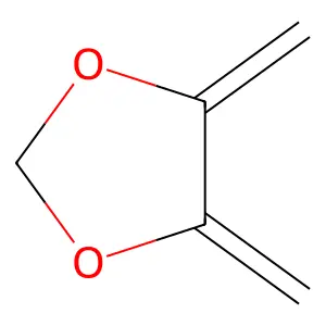 1,3-Dioxolane, 4,5-bis(methylene)- structure
