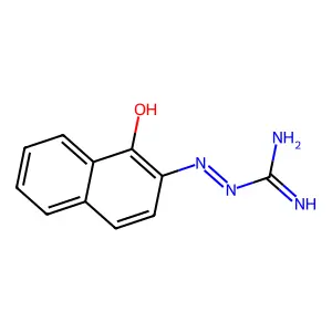 2-(1-Oxo-2(1H)-naphthalenylidene)hydrazinecarboximidamide structure