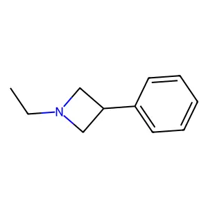 1-Ethyl-3-phenylazetidine structure