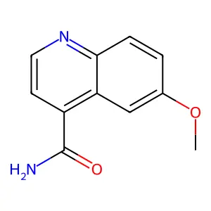 6-甲氧基喹啉-4-甲酰胺 structure