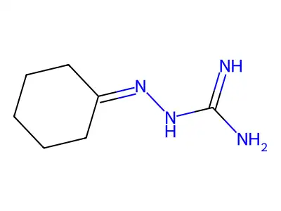 1-(Cyclohexylideneamino)guanidine structure