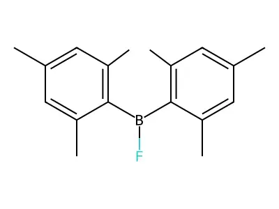 Dimesitylboron fluoride structure