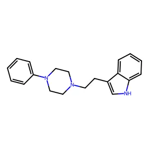 1H-Indole, 3-(2-(4-phenyl-1-piperazinyl)ethyl)- structure