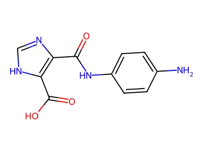 5-(4-Amino-phenylcarbamoyl)-3H-imidazole-4-carboxylic acid structure