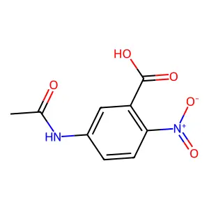 5-(乙酰氨基)-2-硝基苯甲酸 structure
