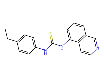 1-(4-Ethylphenyl)-3-isoquinolin-5-ylthiourea structure