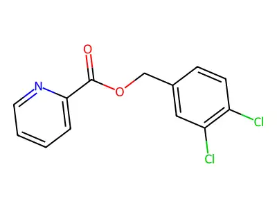 3,4-Dichlorobenzyl picolinate structure