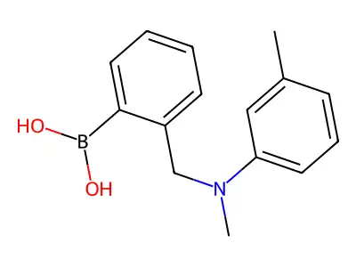 N-(2-Dihydroxyborylbenzyl)-N-methyl-M-tolylamine structure