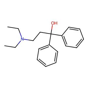 alpha-(2-(Diethylamino)ethyl)-alpha-phenylbenzenemethanol structure