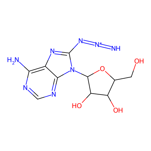 8-Azidoadenosine structure