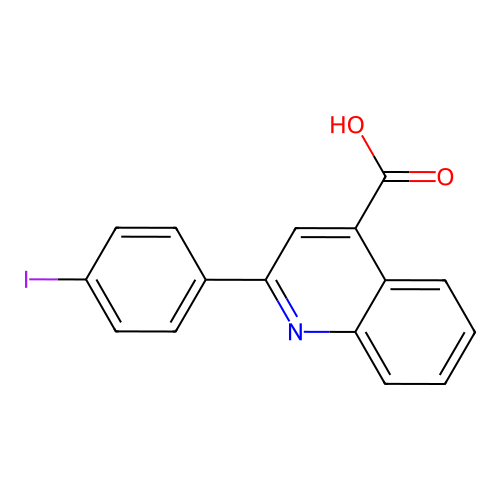 2-(4-Iodophenyl)quinoline-4-carboxylic acid structure