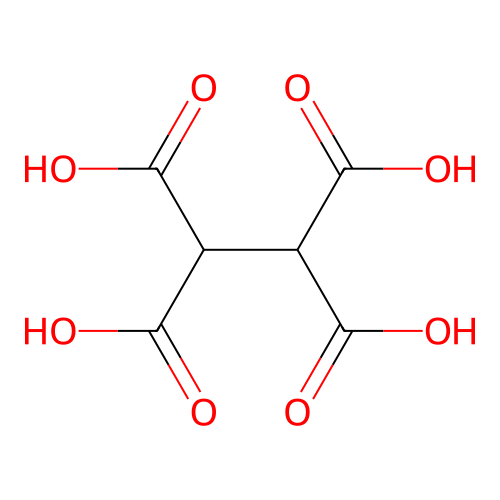 1,1,2,2-Ethanetetracarboxylic acid structure