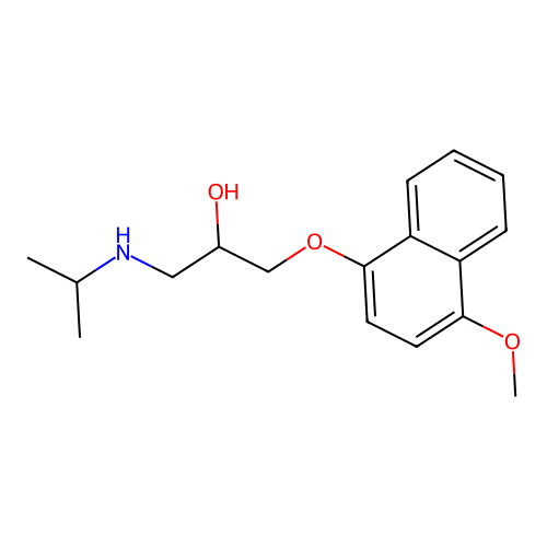 4-Methoxy Propranolol structure