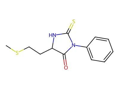 5-(2-(Methylthio)ethyl)-3-phenyl-2-thioxoimidazolidin-4-one structure