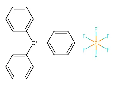 三苯基六氟磷酸碳 structure