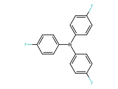 Tris(4-fluorophenyl)bismuthane structure